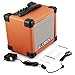 Produktbild Jasnyfall Gitarrenverstärker Dist und Clean-Effekt Unterstützung Aux Input Bass Höhen einstellen Orange
