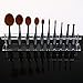 RUIMIO Oval Makeup Brush Holder Makeup Brush Stand Clear Acrylic 10 Lattices for Oval Brush