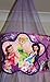 Princess Bed Canopy – Stunning Disney Tinkerbell Childrens Lilac Bed Canopy - Quick and Easy To Hang Girls Bedroom Accessories - Perfect Gift for Girls, Daughters and Granddaughters