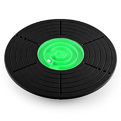 Klarfit - Planche d'équilibre avec labyrinthe - balance board pour reeducation, fitness, kinesitherapie... (<100 kg, Ø 33,3cm)