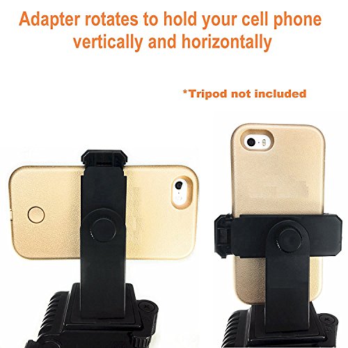 Bingolar Smartphone Halterung Adapter,Universeller Handy Tripod Adapter/ Vertikaler Klammerhalter Adapter fÃ¼r Handy Fits iPhone und andere Android-Smartphones ohne Dreibeinstativ (Mount Adapter)