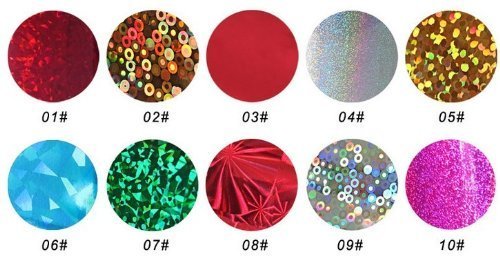 ANKKO neueste Mode 25 Farben Nail Art Transfer Folie Nail Sticker Tipp Dekoration aus Y2B - 2