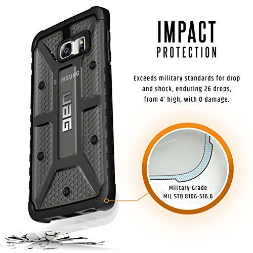 URBAN ARMOR GEAR UAG-EDGEPLS-Ash-VP - Funda para Samsung Galaxy S6 Edge Plus Color Gris y Negro reviews URBAN ARMOR GEAR UAG-EDGEPLS-Ash-VP - Funda para Samsung Galaxy S6 Edge Plus Color Gris y Negro