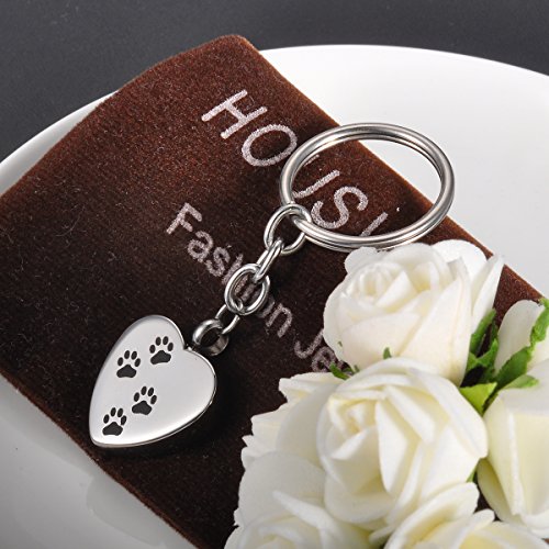 HOUSWEETY-Pet-Cremation-Stainless-Steel-Urn-Necklace-Tube-Bottle-Ash-Vial-Pendant