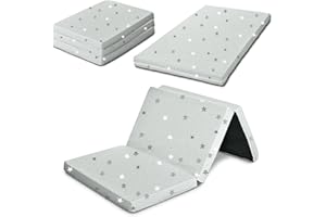 DERMODIVA Lorelli Materasso Alto Spessore per Lettino 120x60 cm, Ripiegabile, Traspirante, Anti-soffocamento, Anti-acaro, sfoderabile, Lavabile, Certificazione OEKO TEX standard 100 (Star)