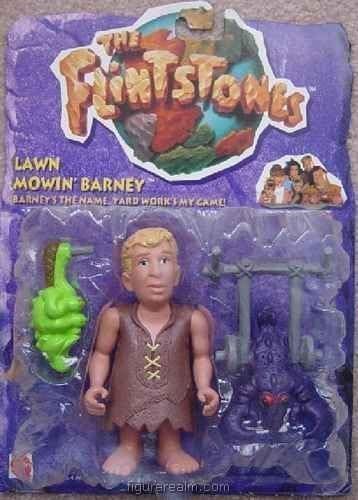 Flinstones Lawn Mowin' Barney Action Figure by FLINTSTONES