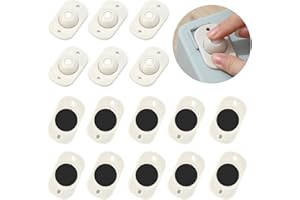 DURANTEY 16 Pcs Mini Ruedas Adhesivas y Giratorias 360 ° de Plástico - Polea para Caja Almacenamiento en Muebles Pequeños