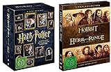 Harry Potter DVD Box Teil 1-7.2 [8 DVDs] + Mittelerde Collection DVD Box (Der Hobbit + Der Herr der Ringe Box) [6 DVDs] - Emma Watson, Elijah Wood, Orlando Bloom, Viggo Mortensen Daniel Radcliffe