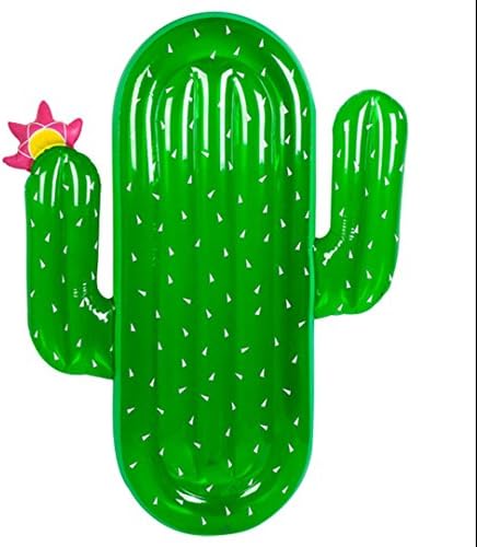 CRMM Inflatable Cactus Pool Float Large Outdoor Swimming Pool Inflatable Float Floatie Raft Lounger For Adult And Children For Summer Party Swimming Beach Holiday(180CM*165CM*20CM)