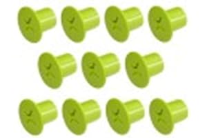 Smoby Pièce de rechange 11 vis vertes avec filetage intérieur pour toboggans Smoby et maisons de jeu