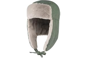 Gisdanchz Algodón Gorro Ruso Ushanka Sombrero de Invierno Niños y Mujeres del Faux Fur Aviador Sombreros de Felpa