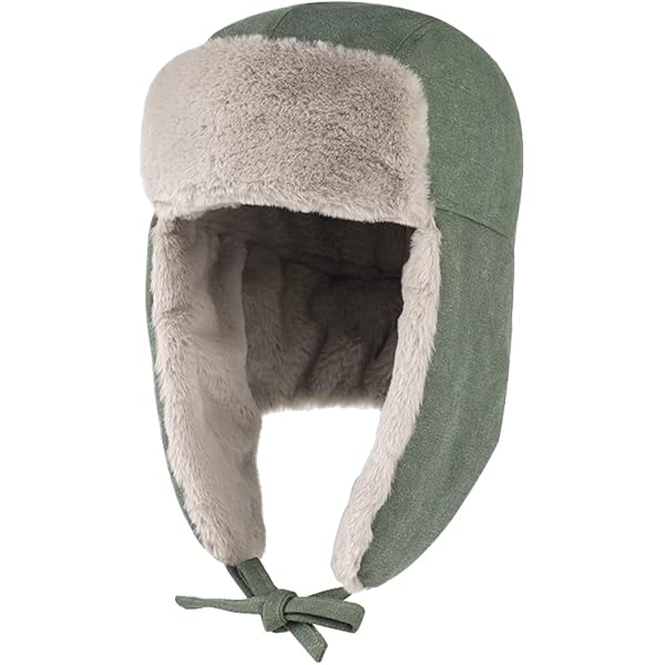 Hommes Hiver Chaud Imperméable Russe Ushanka Bonnet Trappeur de Ski Faux Fur Ear