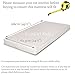 Comfort Kids 126 x 62.5 x 10 cm Luxury Sprung Cot Mattress (And Also Fits Mamas & Papas Cotbed Size 300 127 x 63)