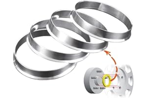 JINGLING Pierścienie centryczne piasty 60,1 do 54,1 OD=60,1 mm ID = 54,1 mm pierścień piasty koła samochodowego ze stopu aluminium 4 szt. 1 rok gwarancji