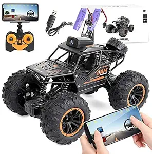 Ramus RC Car Remote Control Car with 720P HD FPV Camera, 1/18 Scale Off-Road Remote Control Truck Gravity Sensor Rc Truck, High Speed Monster Trucks for Kids Adults Gift for Boys and Girls