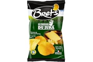 BRET'S Bret?s Chips au Fromage du Jura Pommes de Terre de France 125g (lot de 6)