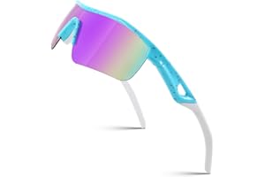 FEISEDY Niños Adolescentes Deportes Gafas de sol polarizadas TR90 Marco Niños Niñas Gafas de Sol de Ciclismo B2454