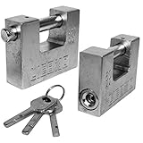  60 mm 70 mm 80 mm Heavy Duty obturador garaje cobertizo contenedor almacén candado de acero