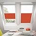 Produktbild Orignal VELUX Plissee / Faltstore FHL P06 1273S / Bedienart : Manuell / Farbe : Uni Orange / Fenstergröße : 406 / Fenstertypen : GGL, GPL, GHL, GTL, GXL _16803