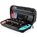 Produktbild Nintendo Switch Tasche Schutzhülle und Nintendo Switch Zubehör Reise Hülle mit größerem Speicherplatz für 20 Spiele Abdeckung für Joy-Con 4 in1 Kit