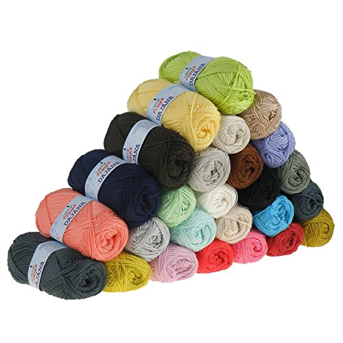 Strickgarn Dajana Uni by VLNIKA, 50g, #457 dunkelgrau - 3