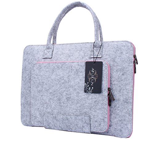 16 Zoll Laptop Schutzh  lle Filz Tasche H  lle Sleeve Case Laptoptasche Notebooktasche Rosa