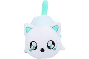LYOVEU Meemeows Cat Food Plushies,aphmau Meemeows Plush,meemeows Cat Plush,aphmau Plushies,cat Food Plushies Cat Mee Meow, Cute Anime Cartoon Cat Stuffed Animal Figure Toy Plush Pillow Gift for Fans Kids