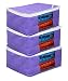 Kuber Industries Non woven Saree cover Bag Set of 3 Pcs /Wardrobe Organiser/Regular Clothes Bag PU-19161 RS.269.00