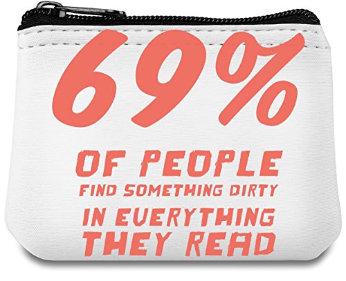 Preisvergleich Produktbild 69% of people Neopren Geldbeutel
