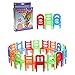 Produktbild JAGENIE Plastik pädagogisches Spielzeug Balance Stacking Stühle für Kinder Spielen Desktop GameChristmas Jahr Geschenk, 1 pc, zufällige Lieferung