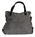 Produktbild angesagte, topaktuelle Tasche, Umhängetasche,Shopper mit Stern und Echtlederdetails,grau, 5931