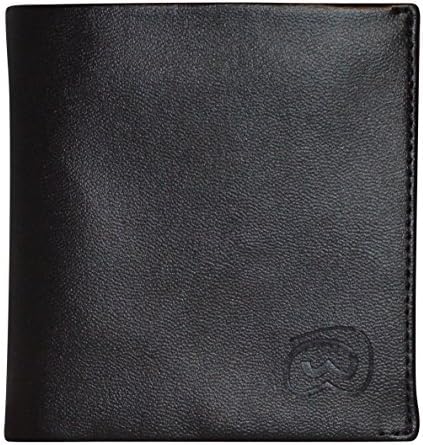 WaveWall Travel Wallet - Soft PU Leather Smart Case Wallet Pouch Ample Slots for Credit & Business Cards, Coins, Cash & More Lockable Family Travel Wallet Organiser - Black