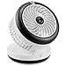 Produktbild kazoj 2in1 USB Akku Mini Ventilator mit Sprühnebel/Luftbefeuchter Funktion in Schwarz