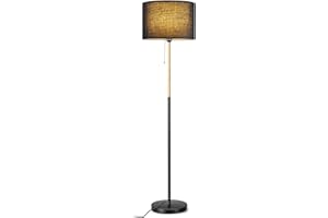 LALISU Stehlampe LED Vintage Lampe Wohnzimmer Vintage Retro Industrial Design E27, 152cm Classic Standlampe für Wohnzimmer, Schlafzimmer, Büro, Hotel (Schwarz)