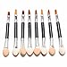 LuckyFine 100Pcs Disposable Make-Up Eye Shadow Sponge Lip Brush Applicator Cosmetic Tool