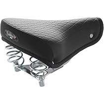 Sella Montegrappa America In Pelle Sintetica - Doppia Molla Per Bici Vintage