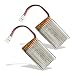 Produktbild 2 X Ersatzakku für SYMA X5 ( C ) Quadrocopter Drohne 550mAh