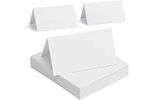MumdoYAL 50 Stück Tischkarten Hochzeit,Namensschilder Hochzeit,Tischkarten Blanko,Blank Place Cards,Tischkärtchen,Namensschilder Tisch,für Geburtstag,Party,Taufe