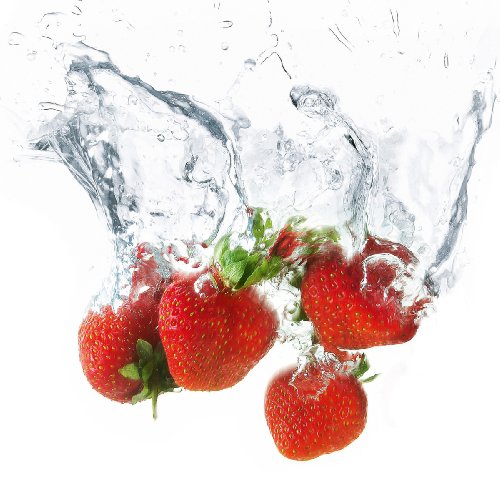 Eurographics DP-DT6021 Deco Print, Wandtattoo, Sticker, 3-teilig, Splashing Fruits, 30 x 30 cm - 2