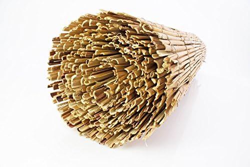 Bamboo screening BALU made from split bamboo canes, natural-coloured, 16 ft x 3 ft / 500 cm x 100 cm - Screening fence / Bamboo fencing - monsterkatz