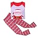 Produktbild Fushkong Weihnachten Familie Passender Pyjama, Mama und ich Kinder Sleepwear Babyspielanzug-Set