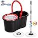 Blueline Cleaning Experts Plastic Magic Spin Mop Set,4 Pieces, Black RS.699.00
