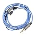 Produktbild perfk Ersatz Audio Kabel Für Shure SE215 SE315 SE425 SE535 - Blau