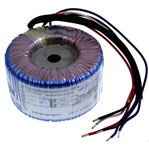 Transformador toroidal 100VA 230V -> 2x12V / 1x24V ; Sedlbauer, RSO-825026