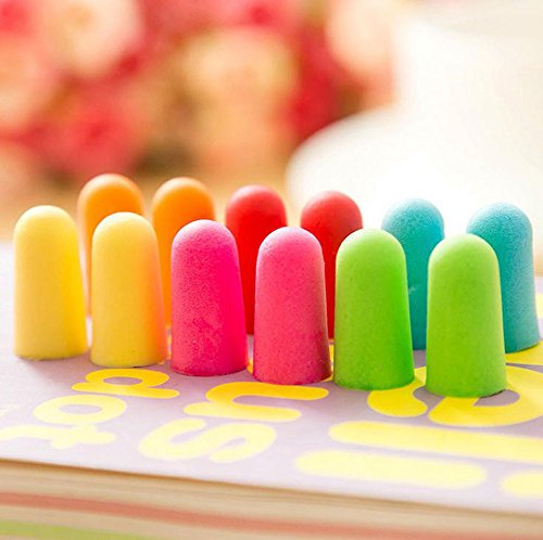 iTemer Ohrstöpsel Schaumstoff Stoepsel Lärmstop aus weichem Schaumstoff Lärm earplug 6 Paar - 2