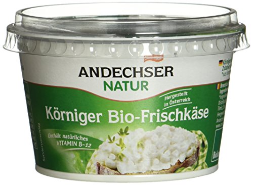 Preisvergleich Produktbild Andechser Natur Körniger Bio-Frischkäse 20% Fett, 200 g