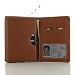 Produktbild PDair Blackberry Passport Silver Edition Leder Wallet Sleeve Case (Braun), Handgefertigte Leder Karte & Geld Slot Flip Pouch, Wach / Schlaf Cover Leder Karte Wallet für BlackBerry Passport Silver Edition