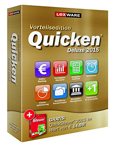 Preisvergleich Produktbild Lexware Quicken Deluxe 2015 Vorteilsedition