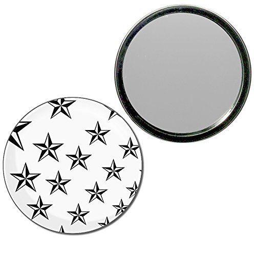 Nautical Stars - 55mm Round Compact Mirror