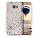 Produktbild Samsung Galaxy S7 Edge Fall, Galaxy S7 Edge TPU Fall, Samsung Galaxy S7 Edge Silikon Fall, emaxelers Cute Blue Federn Colorful Petals Pattern Soft TPU Case Cover für Galaxy S7 Edge, Ultra Thin Transparent Rose Flower Serie Gummi Rand klar Rahmen Soft Silikon Bumper Case Cover für Samsung Galaxy S7